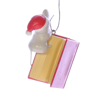Enesco_Treasury_of_Christmas_Ornaments_specialteacher_To_A_Special_Teacher_Mouse_Ornament_1983 Back Left View