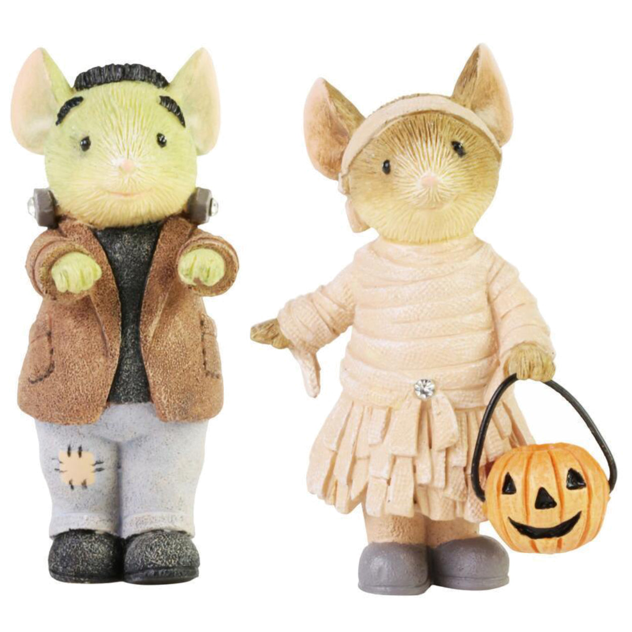 Mummy & Frankenstein Mouse Halloween Costumes