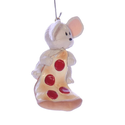 Hallmark Vintage Resin Christmas Ornament QX497-3 Pepperoni Mouse 1990 1.75"