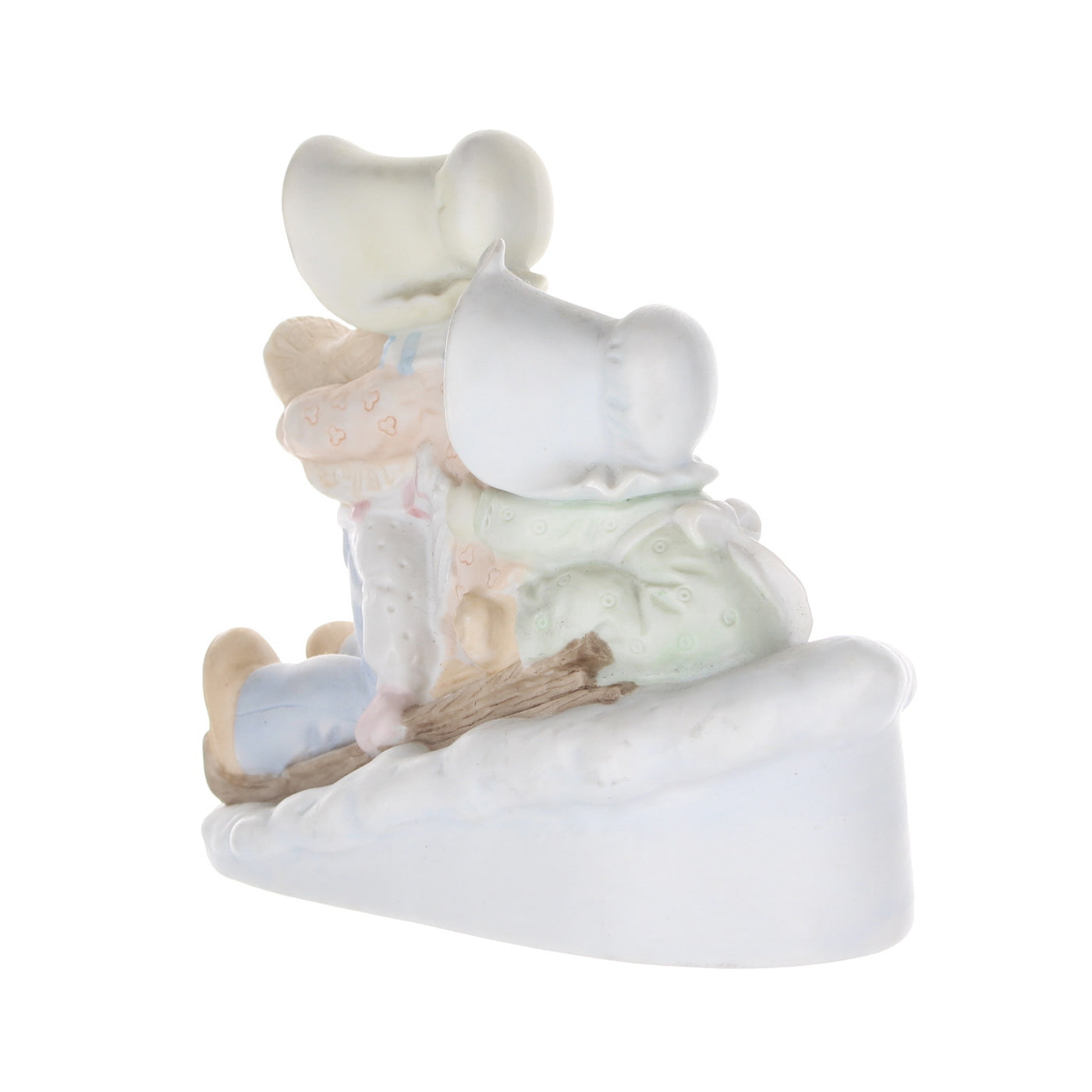 Homco-Circle-of-Friends-Porcelain-Figurine-A-Sledding-We-Will-Go-picture-2