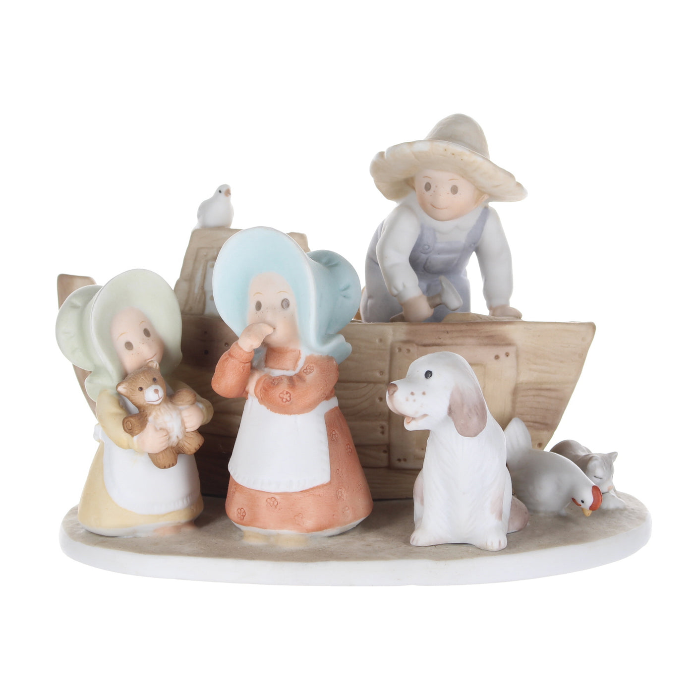 Homco-Circle-of-Friends-Porcelain-Figurine-Noahs-Ark