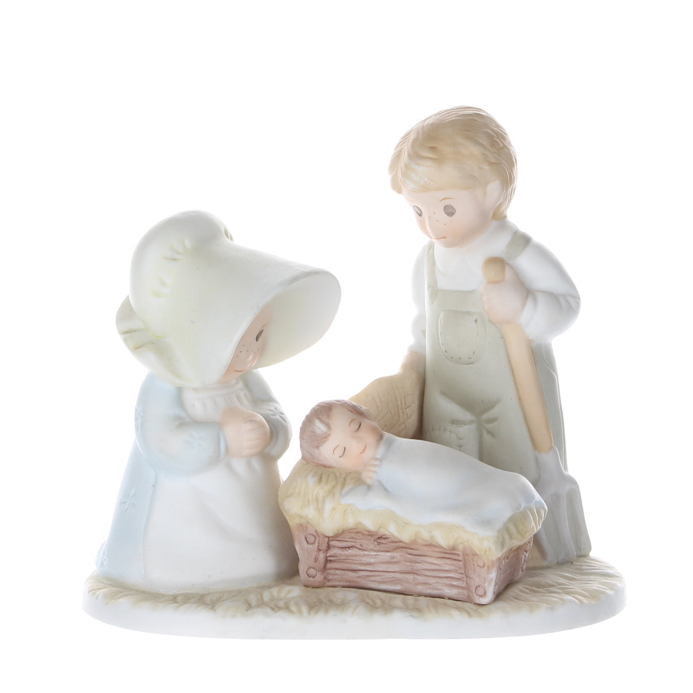 Homco-Circle-of-Friends-Porcelain-Figurine-Unto-Thee-O-God-We-Give-Thanks