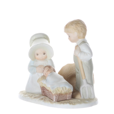 Homco-Circle-of-Friends-Porcelain-Figurine-Unto-Thee-O-God-We-Give-Thanks-picture-2