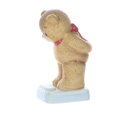 Lucy-and-Me-Porcelain-Figurine-Bear-on-Scale