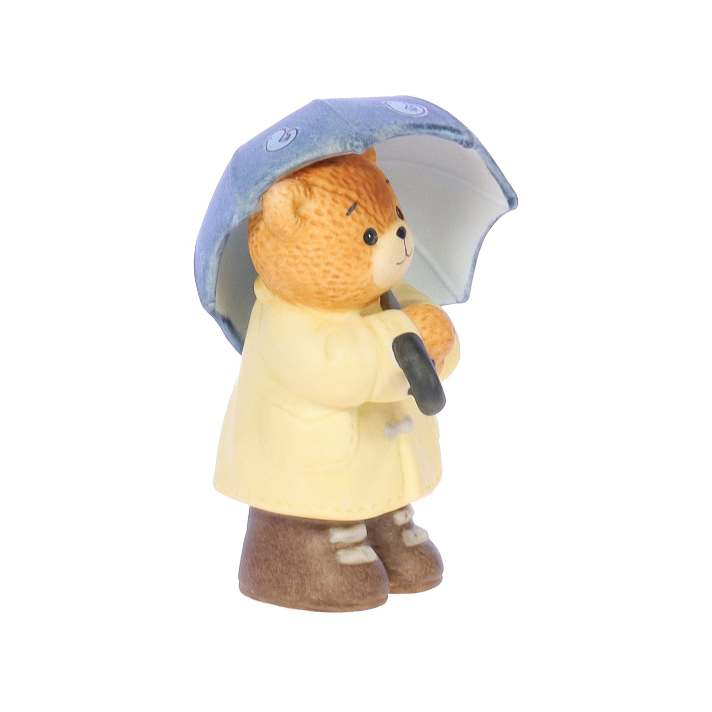 Lucy_and_Me_Bear_with_Raincoat_and_Umbrella_Spring_Figurine_1985
