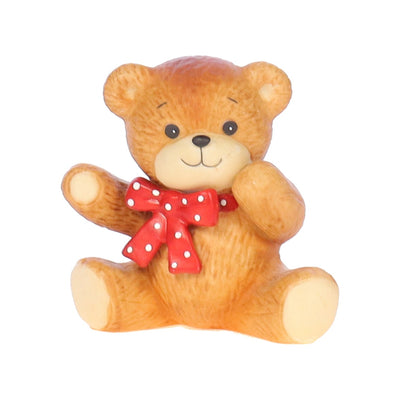 Lucy_and_Me_Bear_with_Red_Bow_Christmas_Figurine_1982