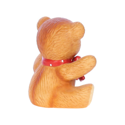 Lucy_and_Me_Bear_with_Red_Bow_Christmas_Figurine_1982