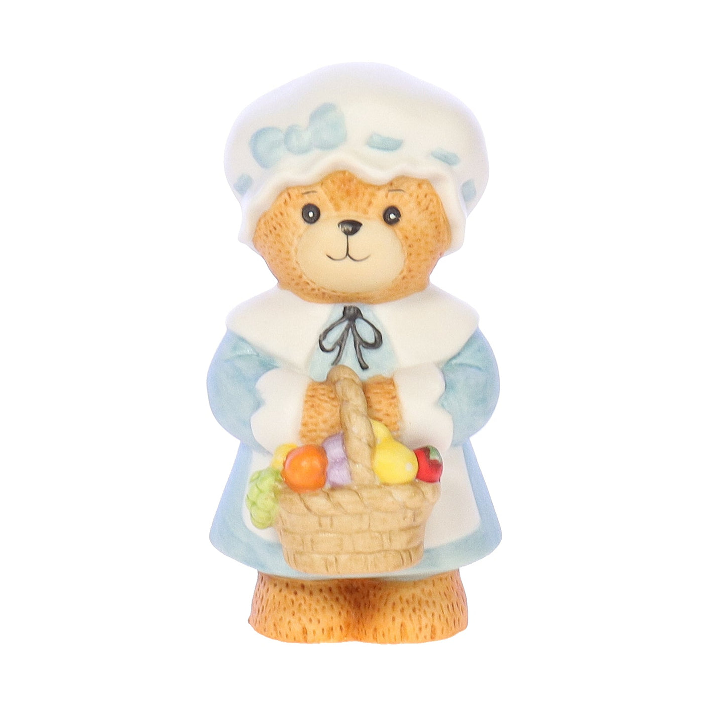 Lucy_and_Me_Mother_Bear_with_Fruit_Basket_Spring_Figurine_1984