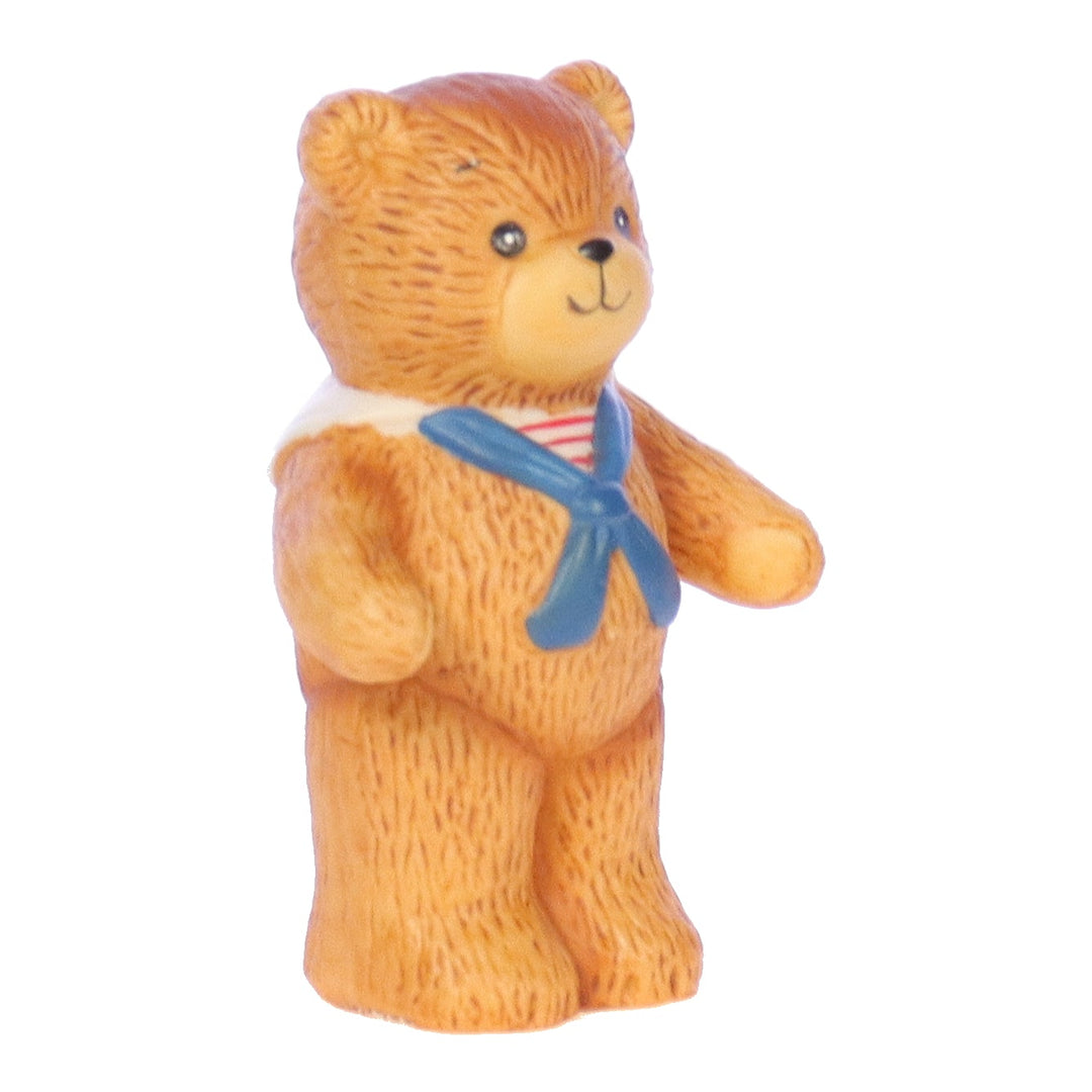 Lucy and Me Vintage 1980 Porcelain Figurine Sailor Bear