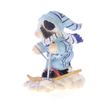 Marys_Moo_Moos_101072_Barn_To_Ski_Christmas_Figurine_2000 Left Side View