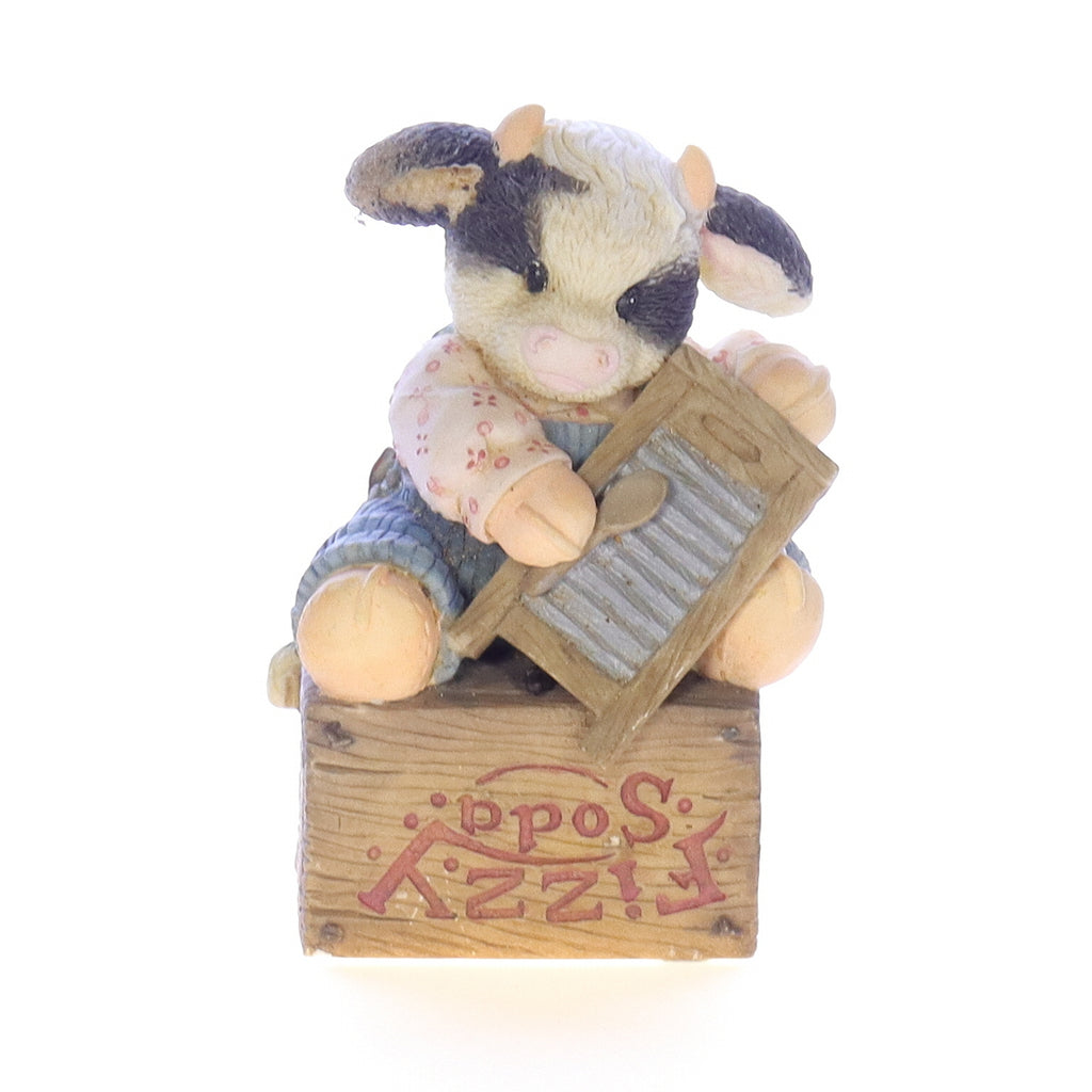 Marys Moo Moos Vintage Resin Music Figurine 257354 3.5