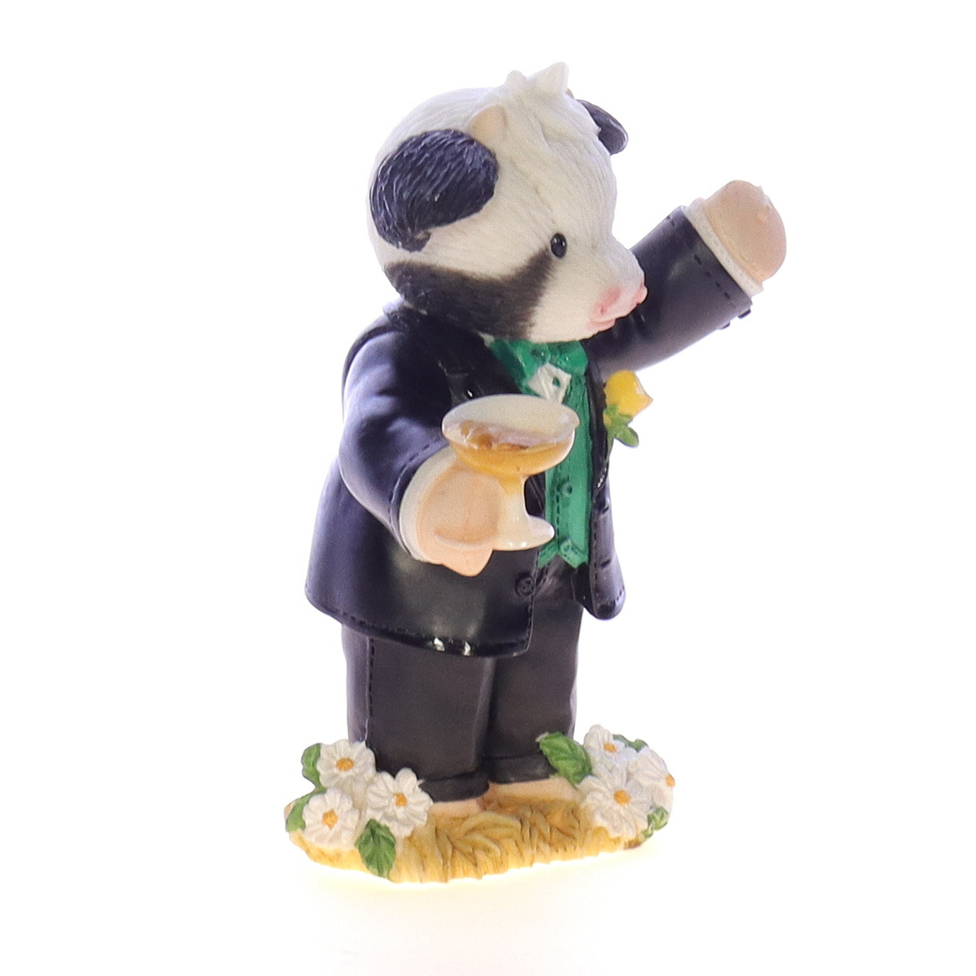 Marys_Moo_Moos_777838_To_The_Hoofy_Couple_Wedding_Figurine_2000 Front Right View