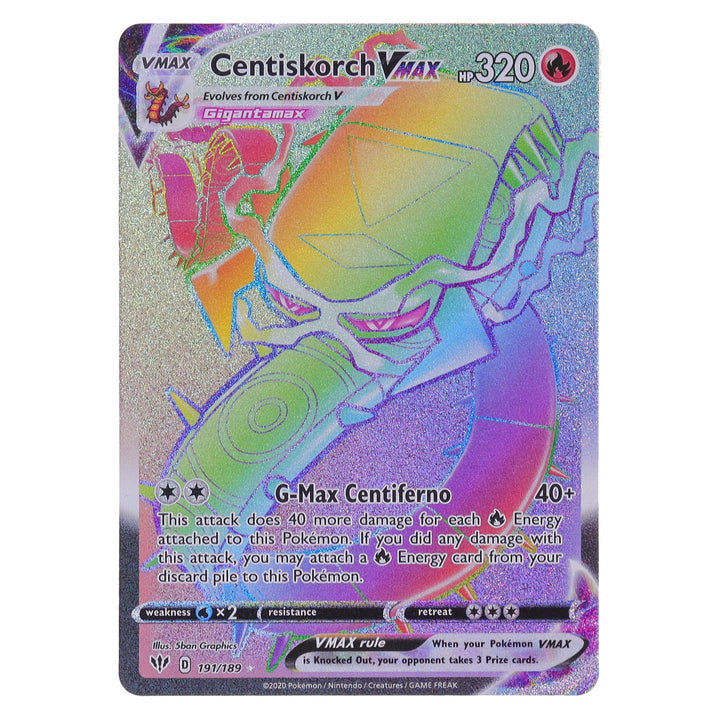 メルヘヴンカード　スケアクロウ　MAXレア Centiskorch VMAX | (Full Art Secret Rare : Darkness Ablaze #191