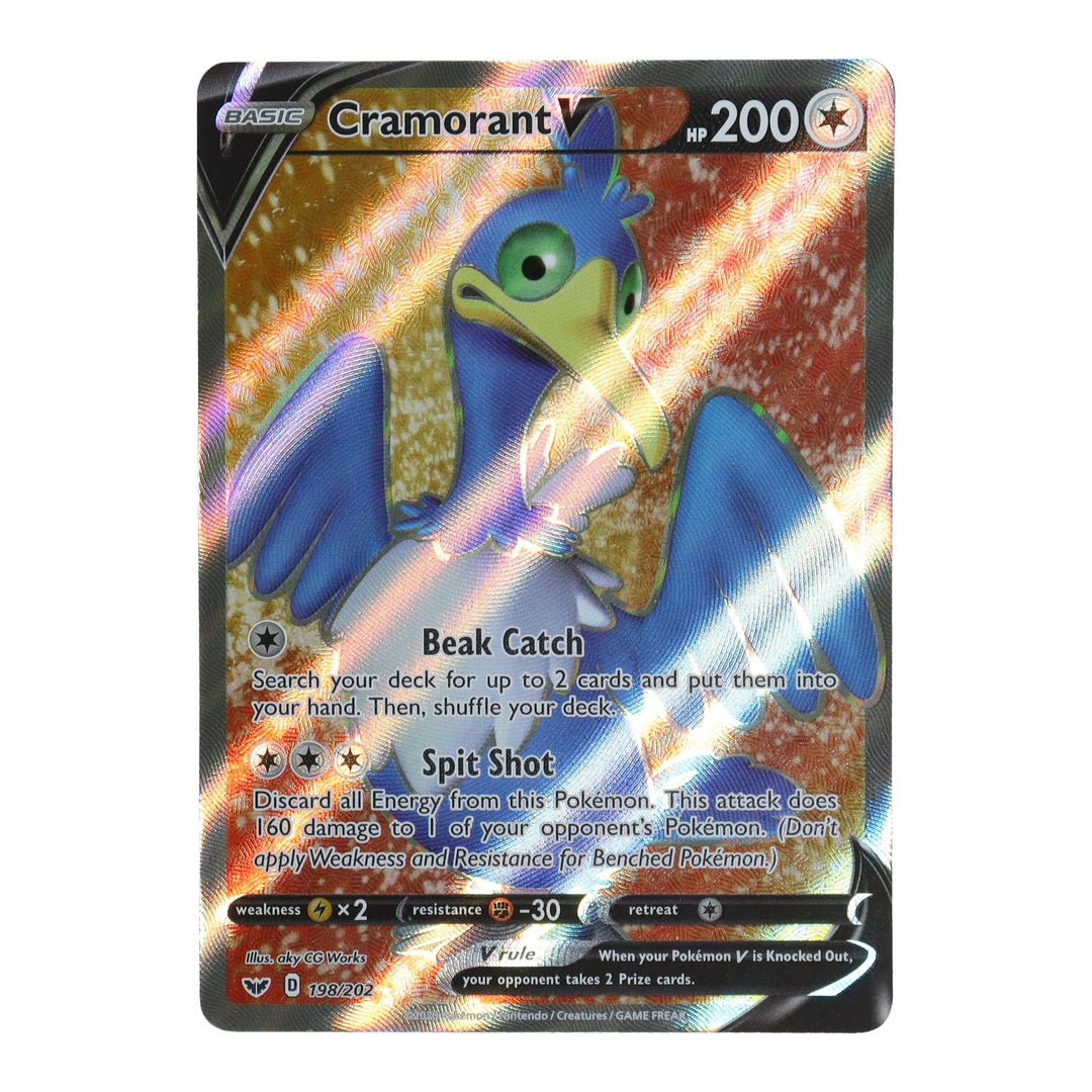 cramorant v pokemon card price Sword and Shield Ultra Rare #198 Variant:Dark Sylveon Collection Box robot [Colorless] Beak Blast Search Pokémon Trading Card Game: