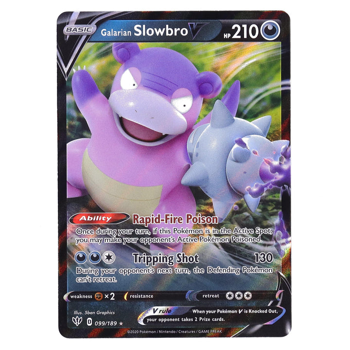 pokemon darkness ablaze card prices Galarian Slowbro V