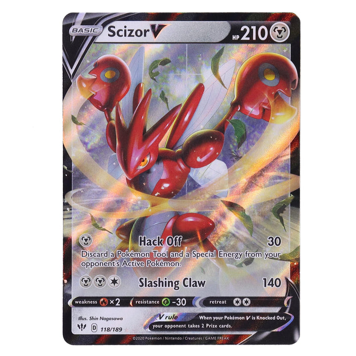 scizor v pokemon card value Darkness Ablaze Singles Character:Winnie the Pooh Rayquaza Gold Star Custom world