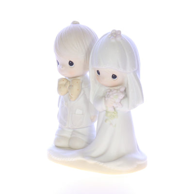 Precious_Moments_E-3114_The_Lord_Bless_You_And_Keep_You_Wedding_Figurine_1979_Box Front Left View