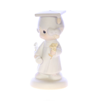 Precious_Moments_E-4721_The_Lord_Bless_You_And_Keep_You_Graduation_Figurine_1980_Box Front Left View