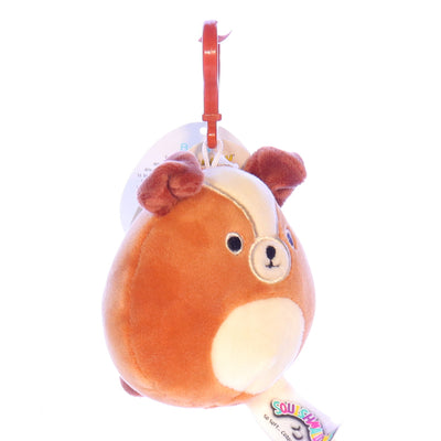 Squishmallows_734689253357_Bernie_Keychain_Dog_Stuffed_Animal_2020 Front Right View