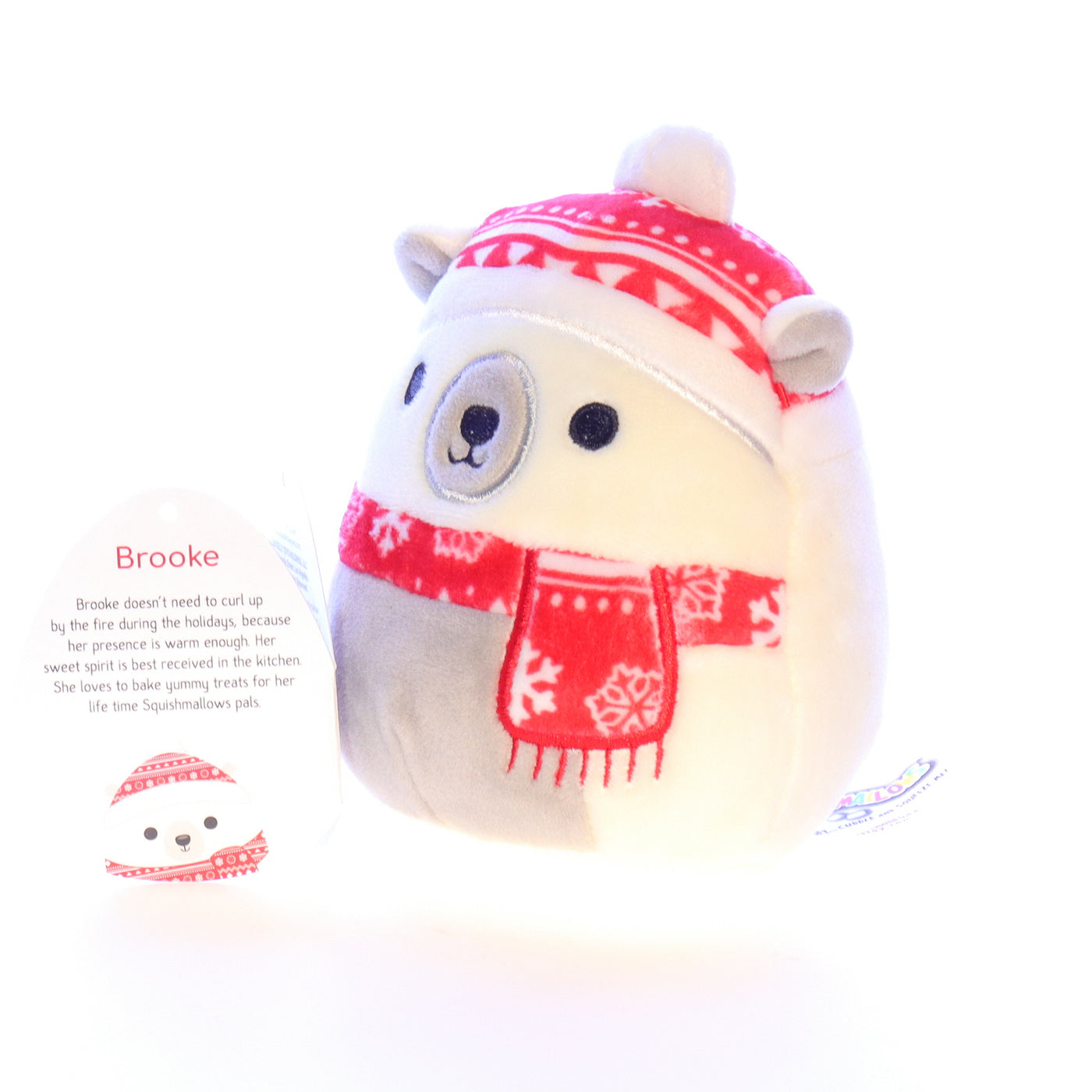 Squishmallows Plush Christmas Stuffed Animal 734689425327 Brooke 2020 5"