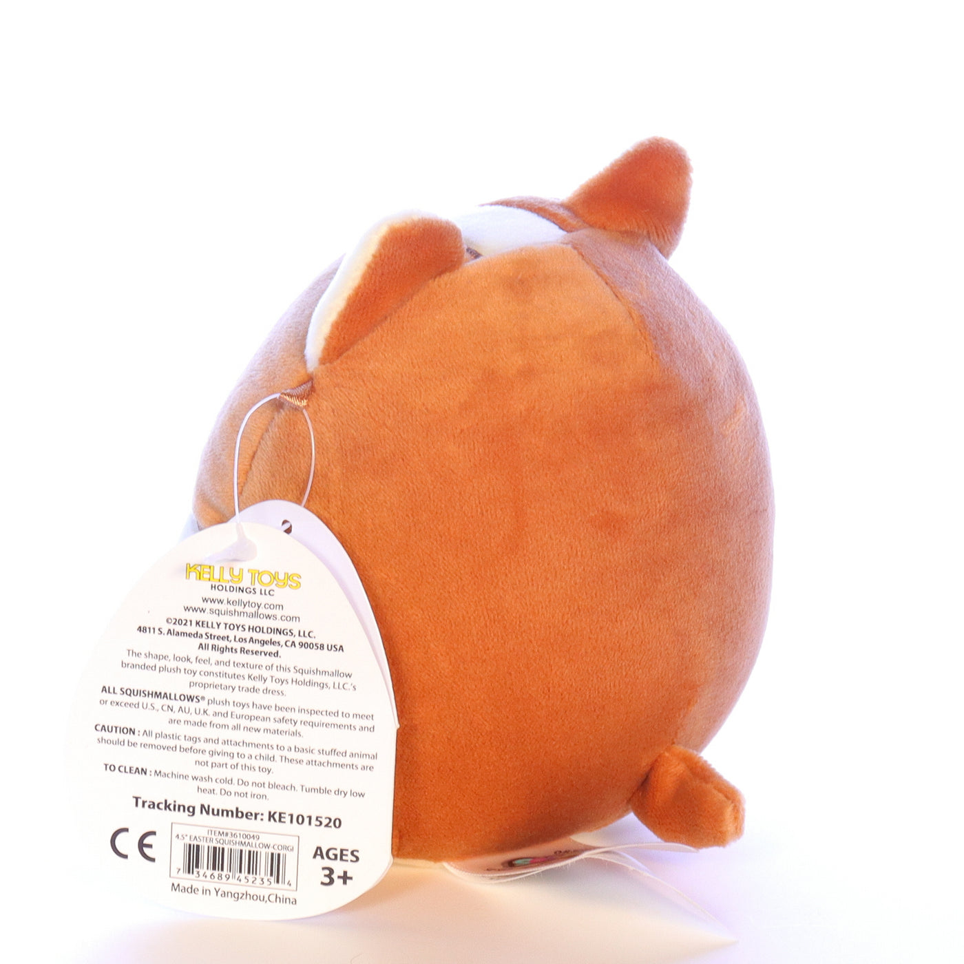 Squishmallows_734689452354_Reginald_the_Corgie_Dog_Stuffed_Animal_2021 Back Left View