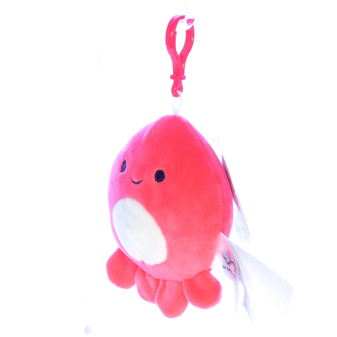 Squishmallows_Q044_Veronica_Keychain_Octopus_Stuffed_Animal_2019 Front Left View