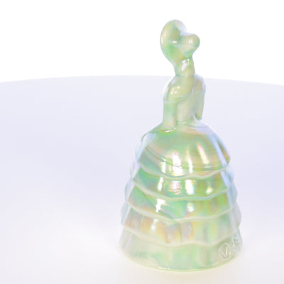Summit_Art_Glass_Vintage_Melanie_Belle_5_Inch_Figurine_Emerald_Swirl_13_Carnival_Glass_Bell_SKU_009