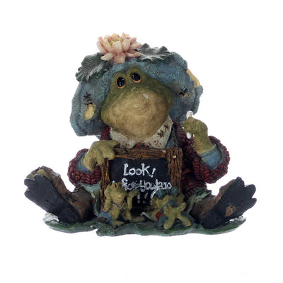 Sold at Auction: Boyd's Bears and Friends Wee Folkstone's Fishing Frog  Figurine