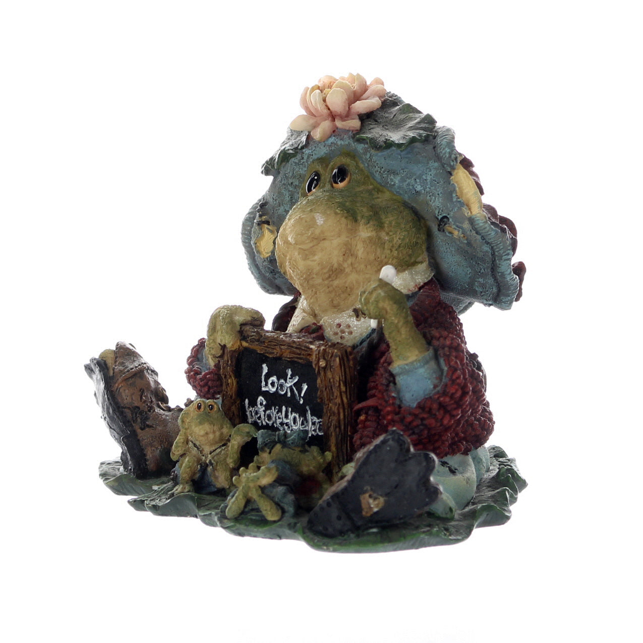 The-Wee-Folkstone-Collection-Resin-Figurine-Ms.-Lilypond-Lesson-Number-One-36705