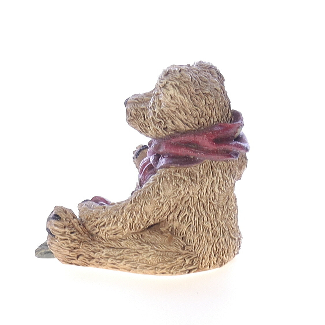The_Bearstone_Collection_2003-08_Grenville_w_Red_Scarf_Christmas_Figurine_1994 Back Left View