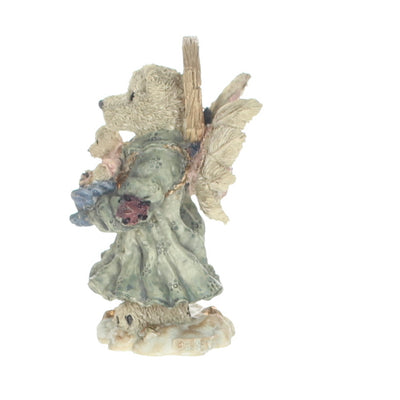 The Bearstone Collection 22286 Zoe the Angel of Life Christmas Figurine 1997 Box Left Side View