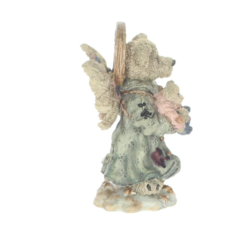The Bearstone Collection 22286 Zoe the Angel of Life Christmas Figurine 1997 Box Right View