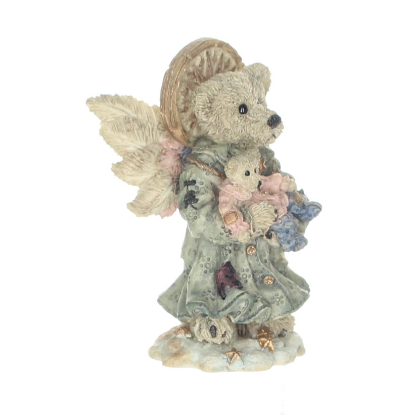 The Bearstone Collection 22286 Zoe the Angel of Life Christmas Figurine 1997 Box Front Right View