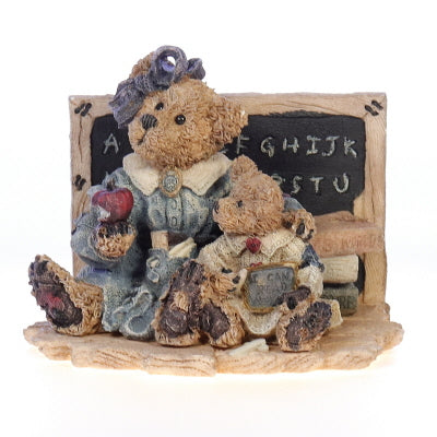 The_Bearstone_Collection_2259_Miss_Bruin_and_Bailey_the_Lesson_Teacher_Figurine_1994Front View