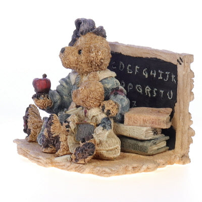 The_Bearstone_Collection_2259_Miss_Bruin_and_Bailey_the_Lesson_Teacher_Figurine_1994Front View