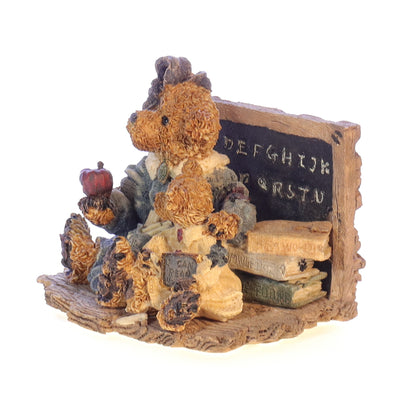 Boyds Bears Resin Figurine in Box Teacher 2259 1994 3.5"
