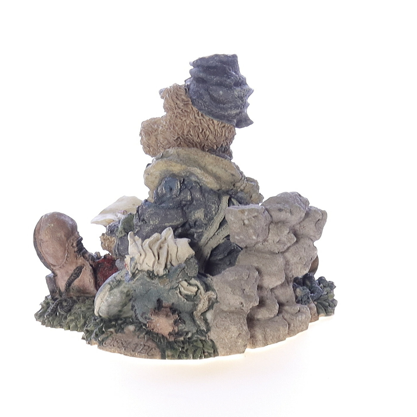 The_Bearstone_Collection_2263_Union_Jack_Love_Letters_Civil_War_Figurine_1995 Back Left View