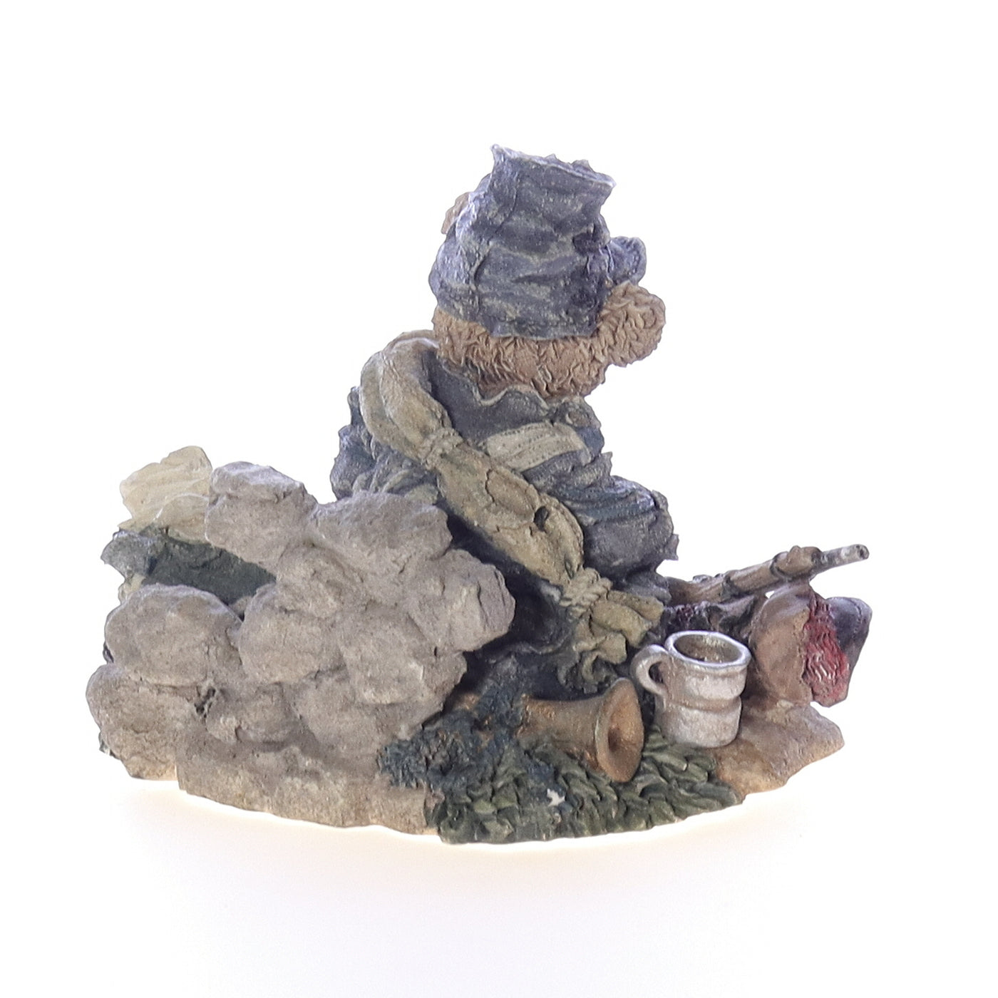 The_Bearstone_Collection_2263_Union_Jack_Love_Letters_Civil_War_Figurine_1995 Back Right View