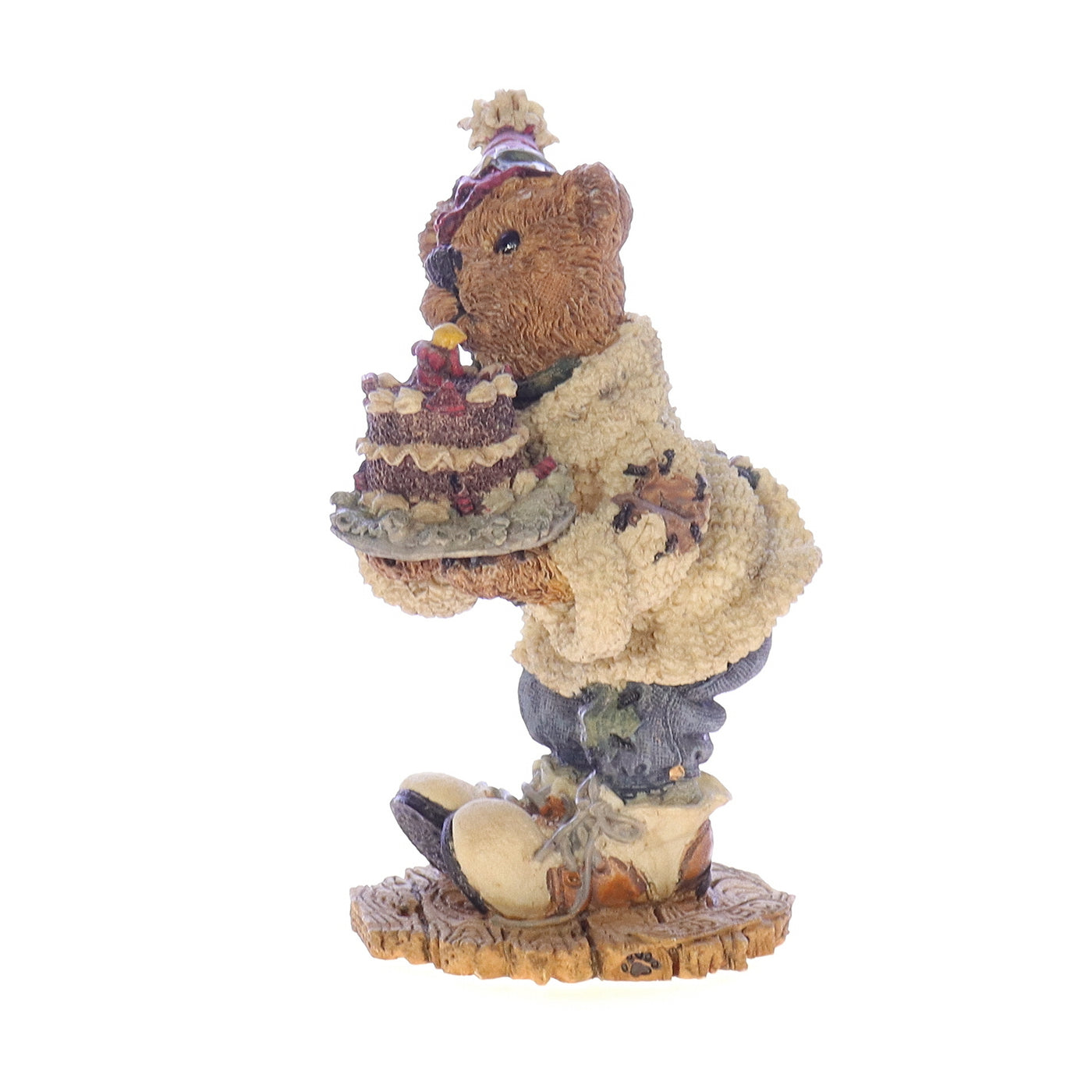 The_Bearstone_Collection_2275_M_Harrisons_Birthday_Birthday_Figurine_1995 Front Left View