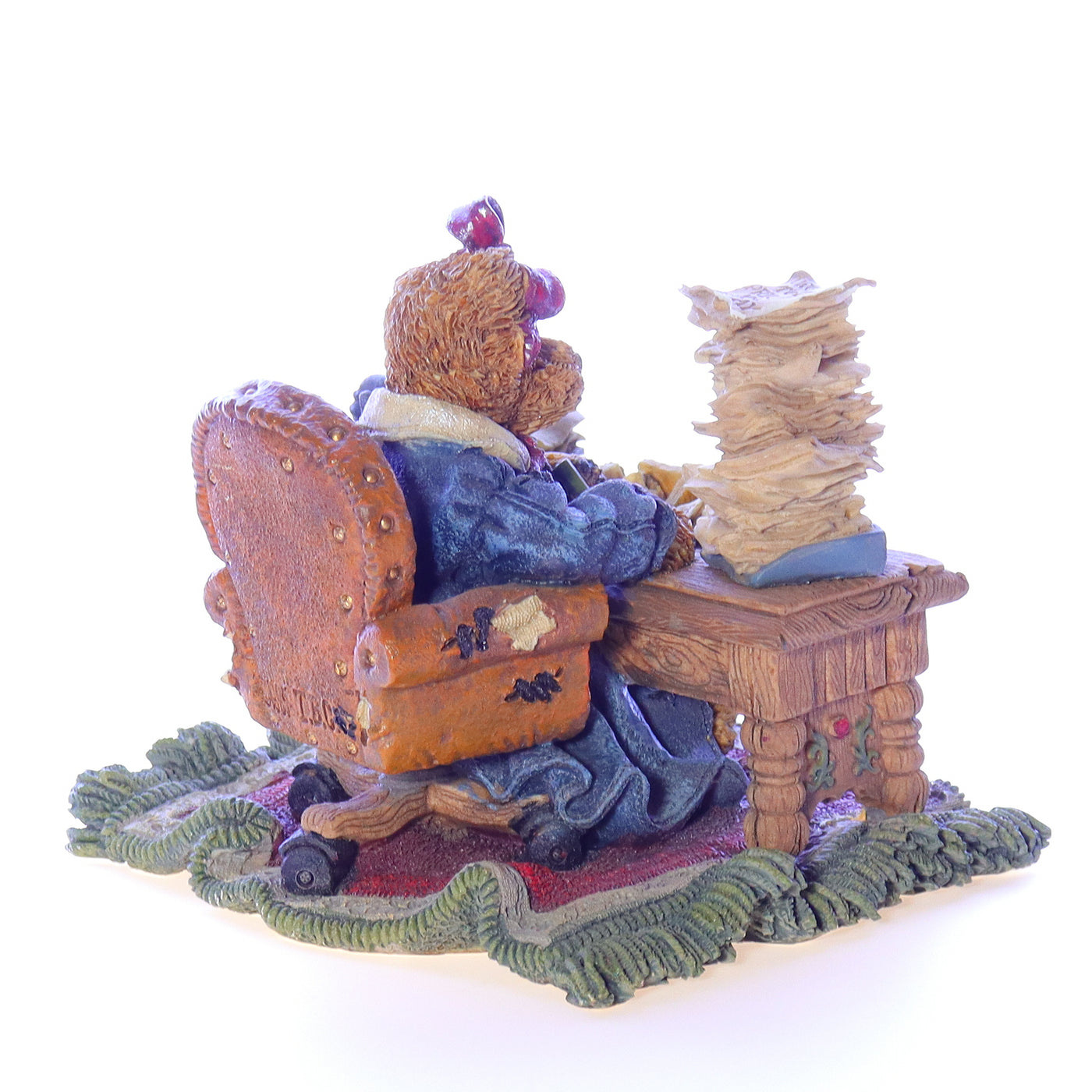 The_Bearstone_Collection_2276_Ms_Griz_Monday_Morning_School_Figurine_1995 Back Right View