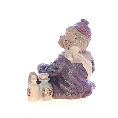 The_Bearstone_Collection_227704_Bailey_Poor_Ol_Bear_Figurine_1997 Back Left View