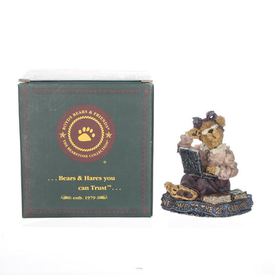 Boyds Bears Resin Figurine in Box 227759 Meg O' Bytes ... Lapp Dancin' 2000 3.5"