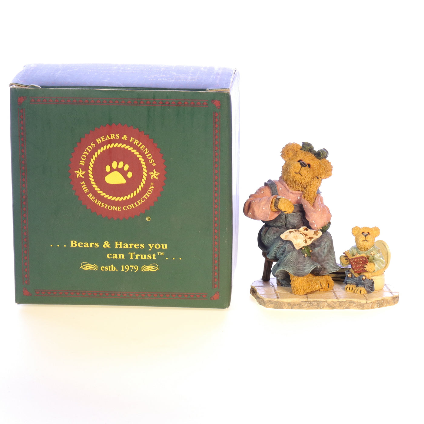 Boyds Bears Resin Figurine in Box 227797 2002 3.25"