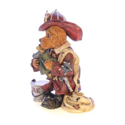The Bearstone Collection 2280 Elliot The Hero Fireman Figurine 1996 Box Front Left View