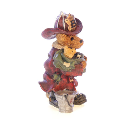 The Bearstone Collection 2280 Elliot The Hero Fireman Figurine 1996 Box Right View