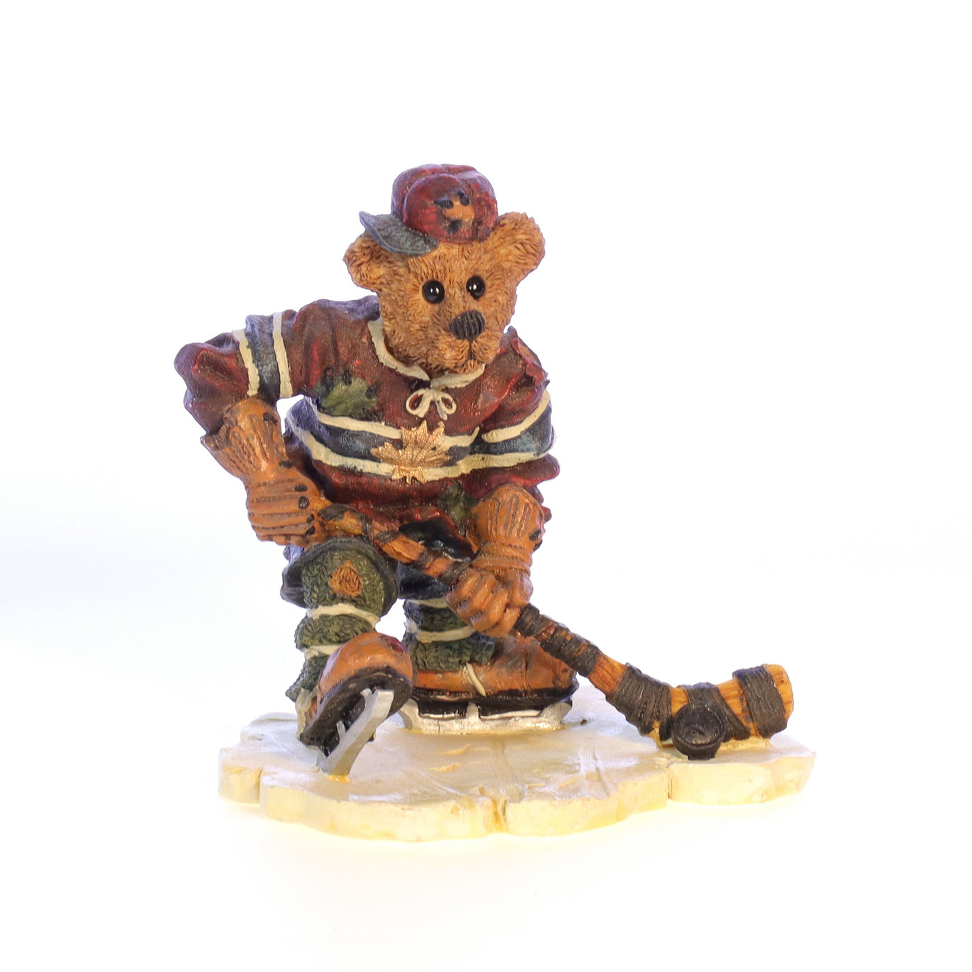 The Bearstone Collection 228305 Puck Slapshot Hockey Candle 1997 Box Front View