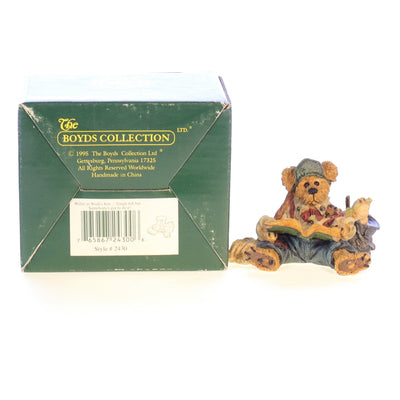 Boyds Bears Resin Figurine in Box Noah's Ark 2430 1999 2"