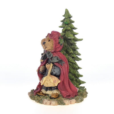 The_Bearstone_Collection_2452_Lil_Red_with_BB_Woof_Going_to_Grandmas_Fairy_Tales_Figurine_2000Front View