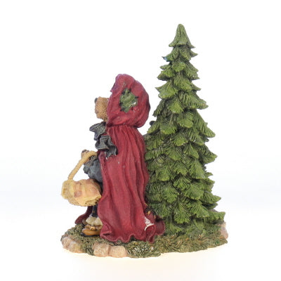 The_Bearstone_Collection_2452_Lil_Red_with_BB_Woof_Going_to_Grandmas_Fairy_Tales_Figurine_2000Front View