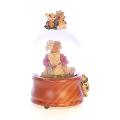 The Bearstone Collection 270550 Homer on the Plate Baseball Music Box 1994 Box Back Right View